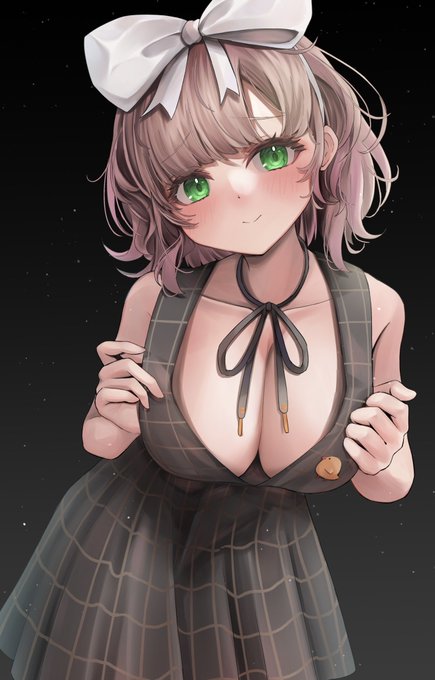 hnPの谷間を堪能させてもらう…🐤💕 