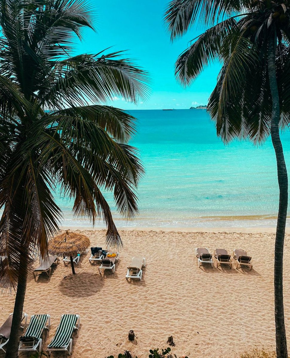 So beautiful it almost looks unreal!  
.
.
.
#usvi #virginislands #caribbean #beaches #island #travel #americasparadise  #stthomas #stjohn #emeraldbeachvi #viral #virginislandsnice #beautifuldestinations