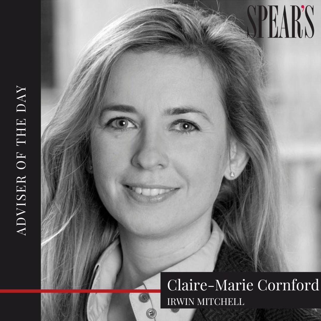 SpearsMagazine's tweet photo. Today in our series acknowledging the best in the worlds of law, property, lifestyle and more, we're highlighting Claire-Marie Cornford, Spear's top recommended contentious trust lawyer at Irwin Mitchell @irwinmitchell

To see her profile, tap the link: 
https://t.co/Ri0voljM0C https://t.co/fYXZszDZq1