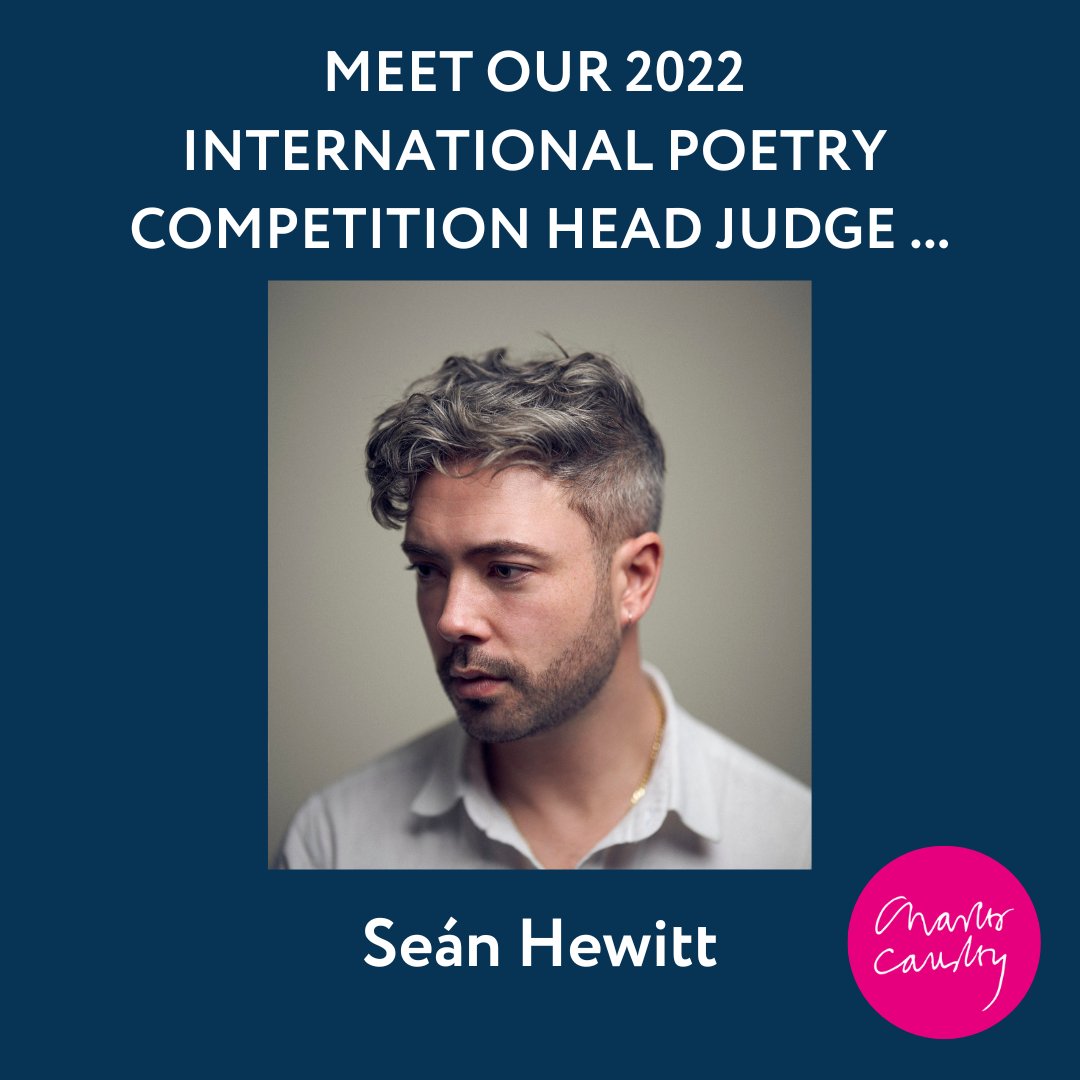 We are thrilled to announce the launch of our 2022 International Poetry Competition with Head Judge @seanehewitt! ⁠Head to causleytrust.org/competition-20… for all details.⁠ ⁠ Image: Stuart Simpson