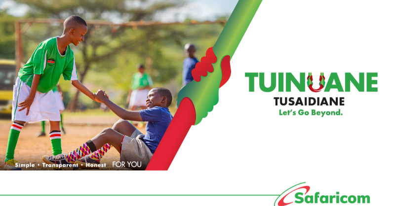 SafaricomPLC's tweet photo. #Tuinuane na tusaidiane kama Wakenya, it's these random acts of kindness that strengthen our brotherhood. #LetsGoBeyond