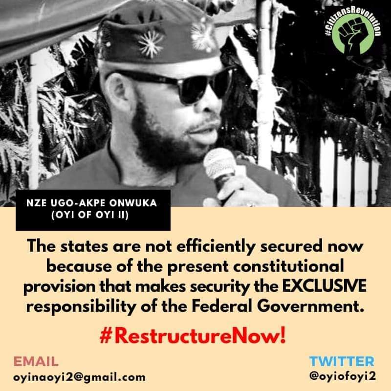 It is in the best interest of Nigerians to start asking serious questions about #Restruvturing from the major Presidential Candidates.

Let us demand that we #RestructureNaijaNow