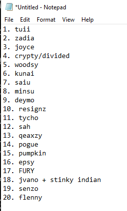 🚨🚨EDAPT IS GRIEFING EVERYONE ON THIS LIST🚨🚨