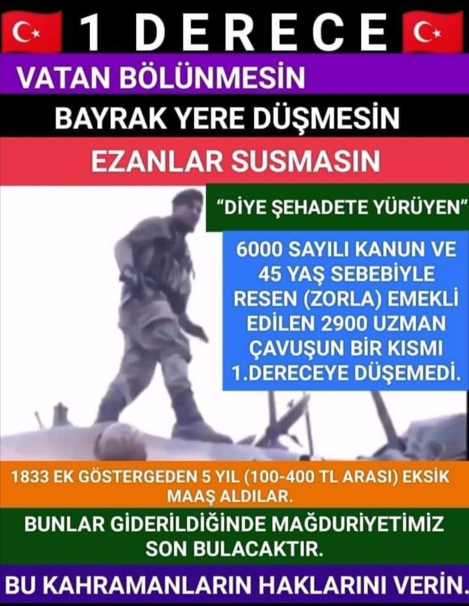 İlker bey günaydın uzman çavuşların sesi olun  #BeniDuy