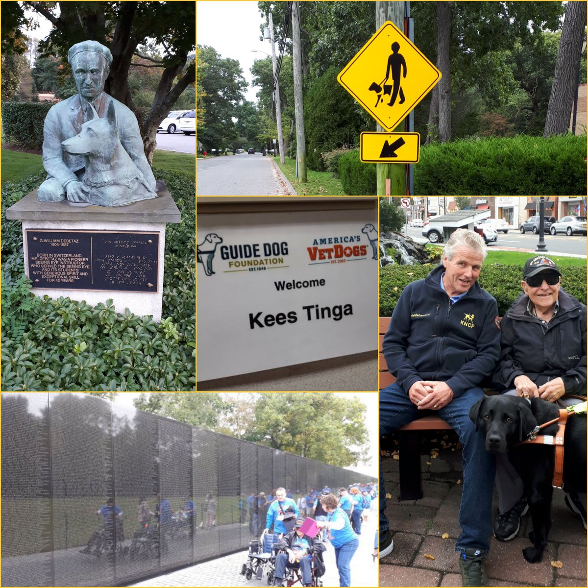 KeesTingeling's tweet photo. Deze maand alweer vier jaar geleden dat ik @GuideDogFdn @SeeingEyeInc en @AmericasVetDogs bezocht. Door ontmoetingen met collega's, cliënten ter plaatse veel inspiratie en kennis opgedaan #memories #lovemyjob #IGDF #InternationalCooperation #Veterans #GuideDogsBlind USA/2018 https://t.co/T58E06mXYs