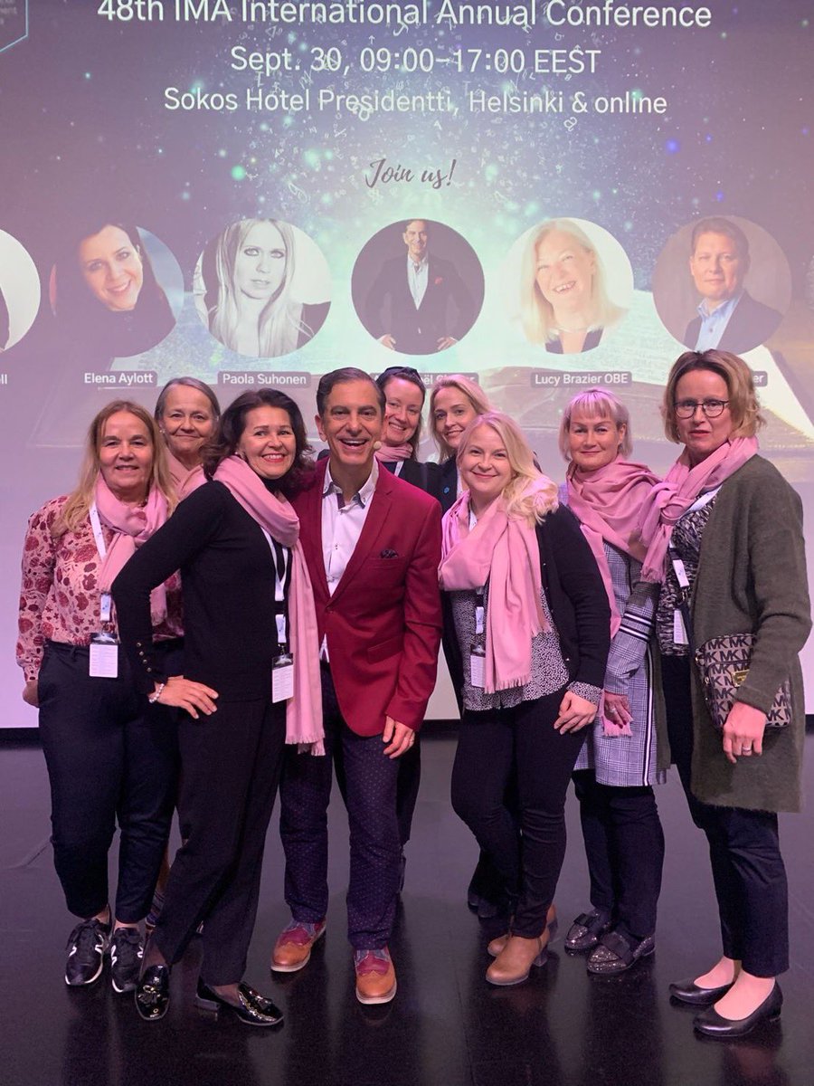 ElinaHusa's tweet photo. Team Finland is happy and thanks everybody who joined our event in Helsinki or virtual. #ima  #storytelling #IMAIsYourNetwork @anchaker our modertor. Welcome reseptien @helsinkicityhall https://t.co/TK50jiC1yr