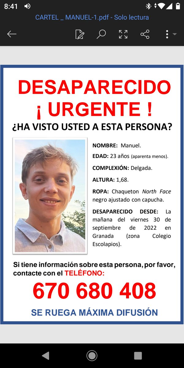 MCarmenSnchez4's tweet photo. #Urgente https://t.co/0llMQsQ8W2