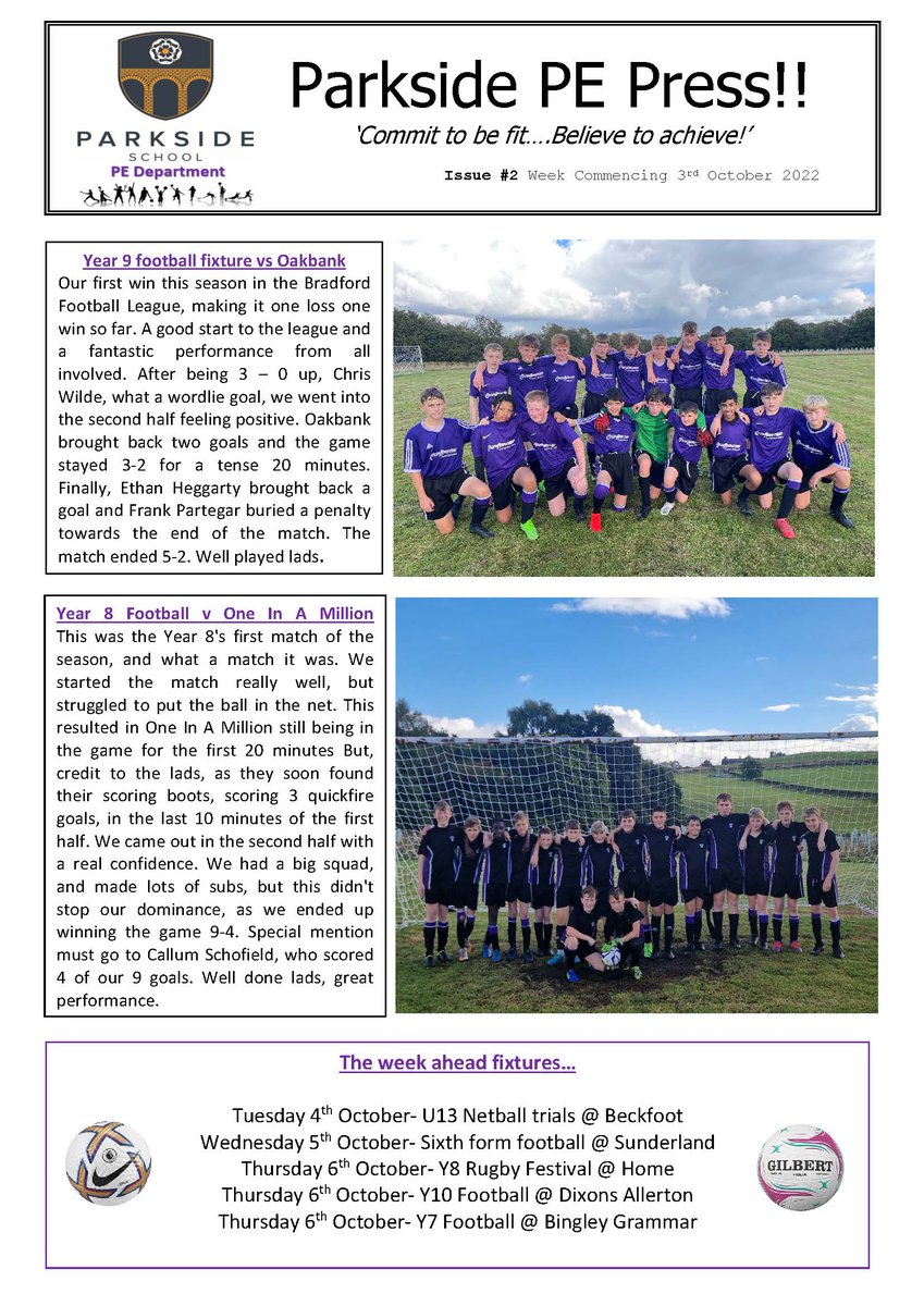 ParksideCulling's tweet photo. Read all about it! 📢
#ParksidePE
#Issue2
#ParksidePRIDE https://t.co/cdztVxMMvJ