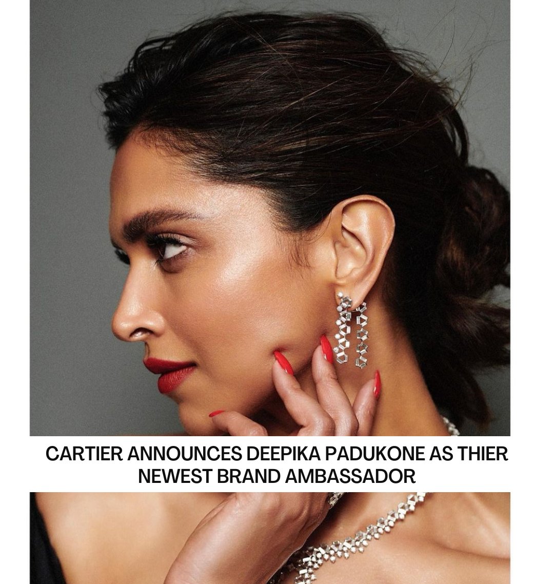 Deepika Padukone becomes brand ambassador of Cartier