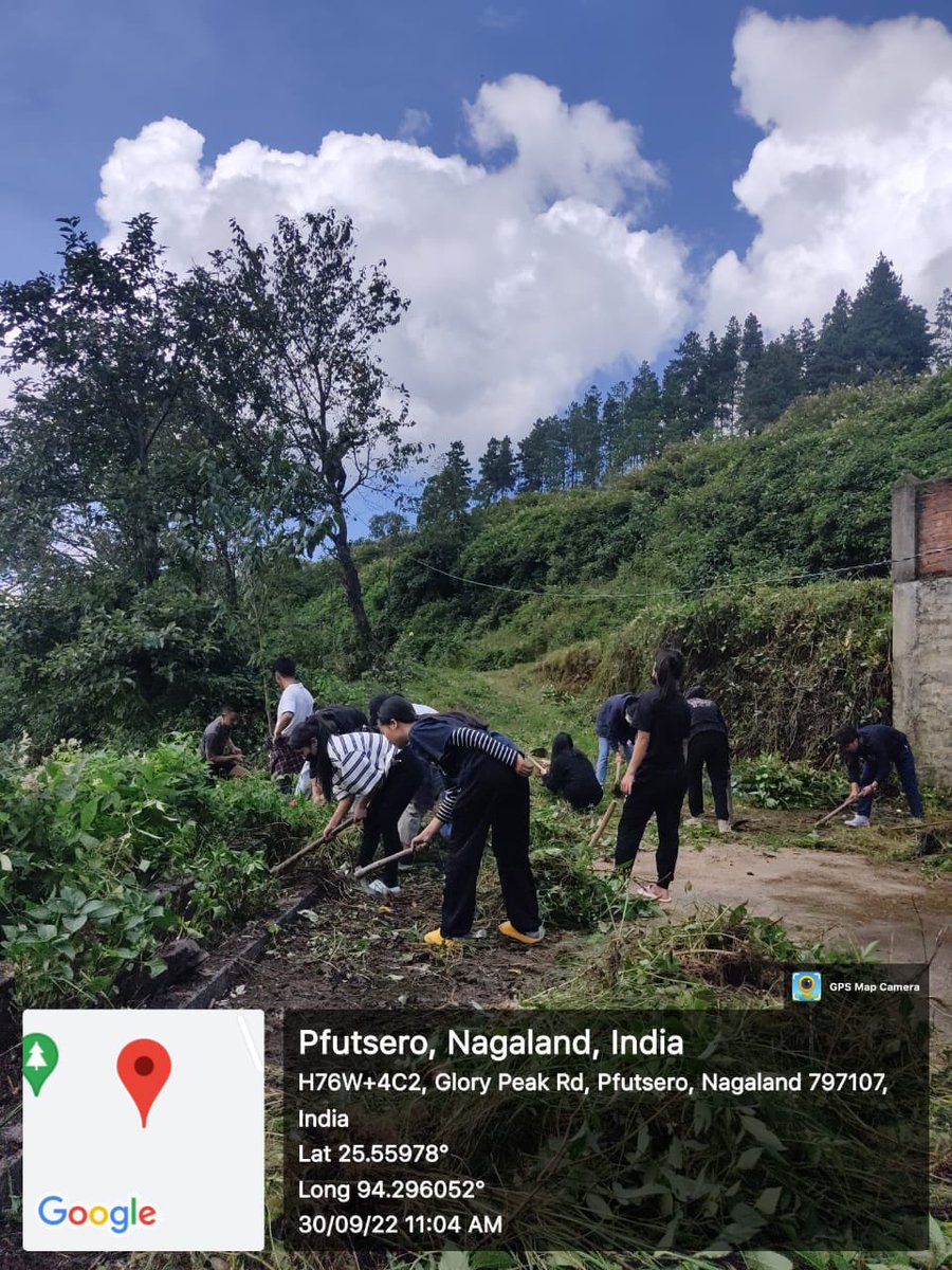 sno_nss's tweet photo. NSS Unit Pfutsero Govt College, Phek Nagaland observed Cleanliness drive at College premises https://t.co/ccTeXc9buU