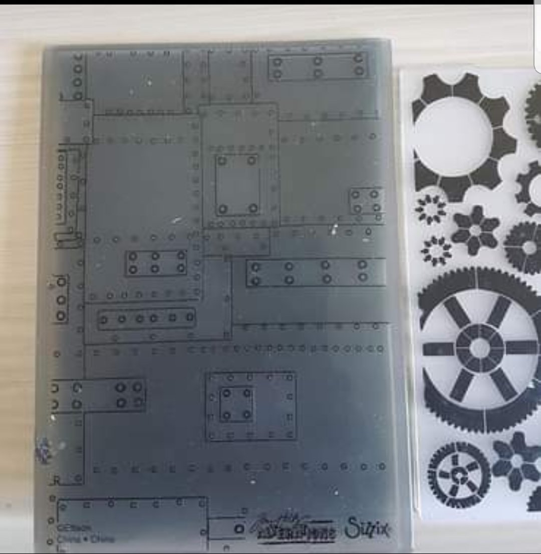twfsteampunk's tweet photo. #Steampunk #metaldies #diecuttingmachine #Timholz #embossingfolder #ukcrafthour #handmade #crafters £25.00 for the steampunk bits but i have lots more interesting metal dies just pm me for photos https://t.co/ck7zr2jQPm
