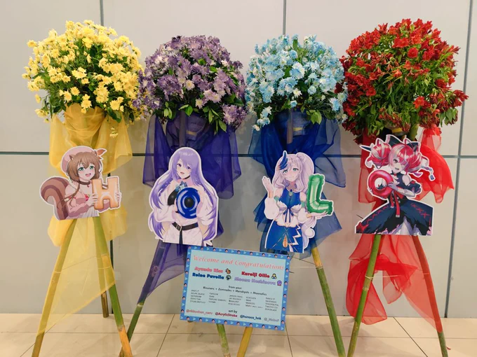 Had the pleasure to work on Ollie's flowerstand art for this CosMania 2022!Thank you for coming here in PH! #graveyART #CosplayMania2022 