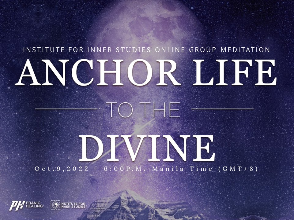 pranic_iisi's tweet photo. Everyone is invited as the Institute for Inner Studies and its global community continues the tradition of learning and progress through a special video presentation, group meditation, and blessings by Master Choa Kok Sui.

Request a link from events@globalpranichealing.com. https://t.co/5FaCnOXD8b