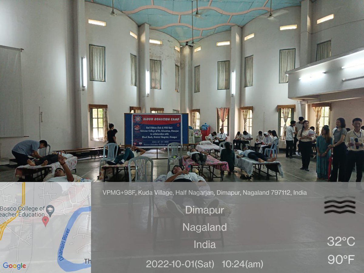 sno_nss's tweet photo. NSS Unit Salesian College of higher education Dimapur Nagaland in collaboration with Blood bank Civil Hospital Dimapur conducted Blood donations on 1/10/2022 https://t.co/if8Hpbo1XJ