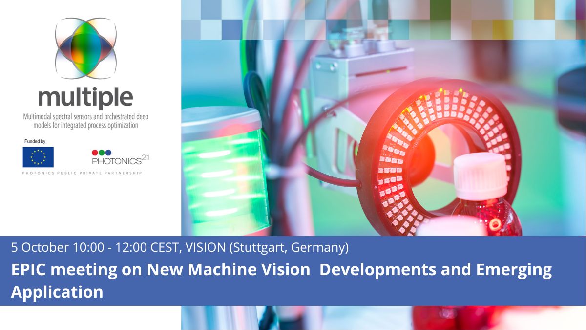 H2020Multiple's tweet image. ❓Are you interested in multi-modal monitoring solutions? Visit MULTIPLE booth # 10A10 at VISION and discuss with us your challenges in multi modal monitoring.

#photonics Photonics21 #photonicsEU #multimodalmonitoring #monitoring