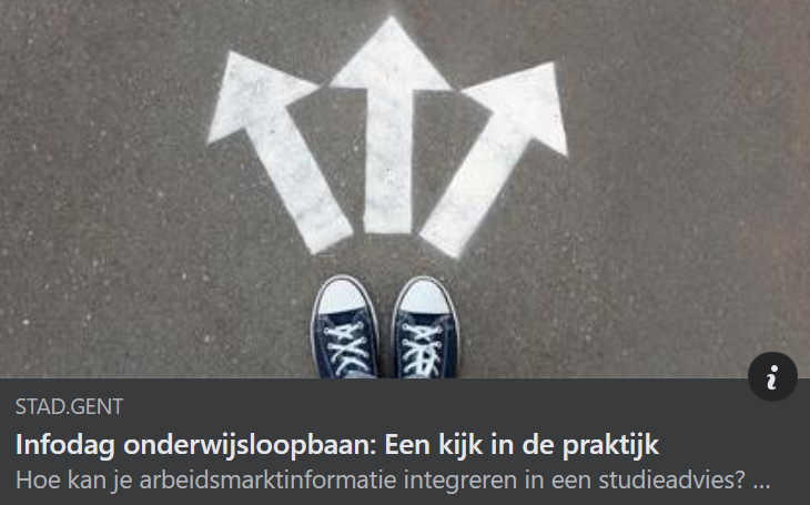 OC_Gent's tweet photo. Kom op 8 november naar de infodag onderwijsloopbaan. Je komt er te weten hoe je arbeidsmarktinformatie integreert in een studieadvies en hoe je jongeren voorbereidt op een loopbaan. Schrijf nu in!
https://t.co/paJryyARDn https://t.co/dQ8RFoXBsI