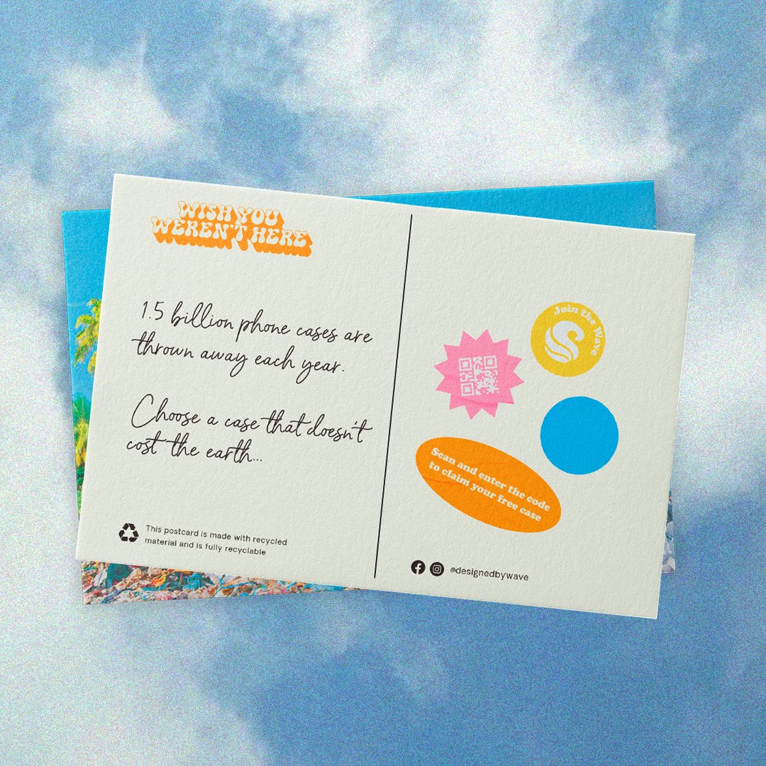 AmandaAyresPR's tweet photo. A small postcard sending a big message 📮

So proud that Wave’s “Wish You Weren’t Here” postcard campaign has made it amongst some of the biggest brands in PR Week’s campaign round-up 🌊💚

#digitalpr #digitalprcampaigns #freelancer 

https://t.co/Gg88l8n8A7 https://t.co/YBH1MPtNnf