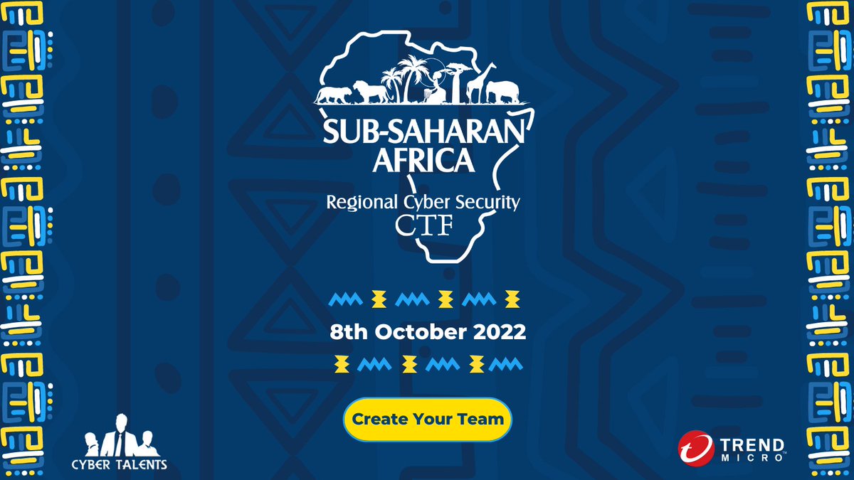 We are glad to cooperate with CyberTalents to organize the first Regional CTF for Sub-Saharan African Talents Only! Any player resident in any Sub-Saharan African country can participate without any adherence to age or major.