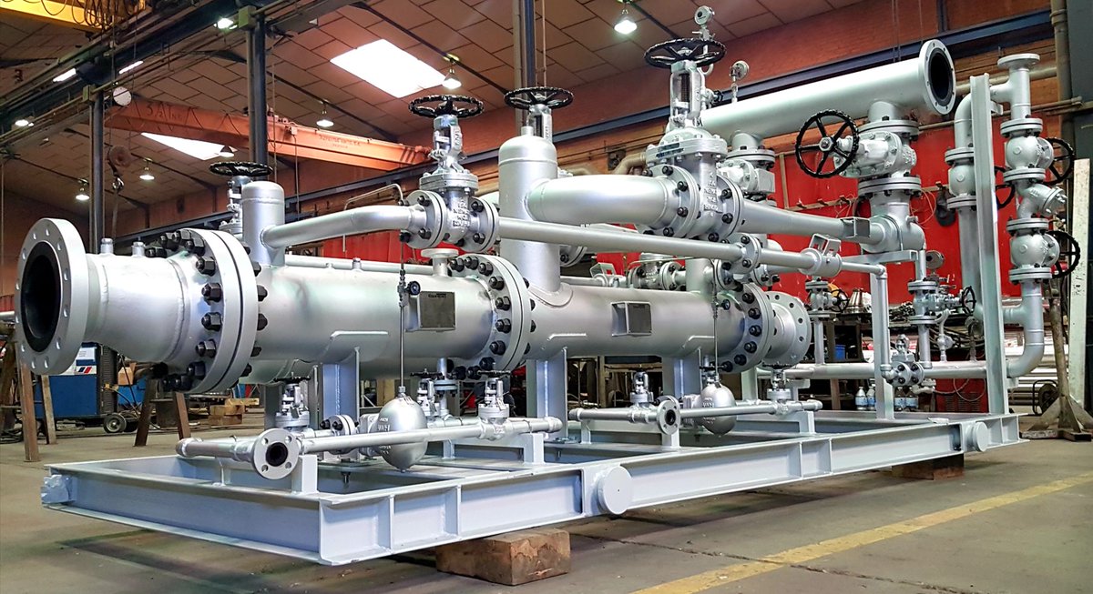 Equirepsa's tweet photo. Vacuum System for extraction of a mixture of steam and air from a Turbine Condenser in a Power Plant
#Engineering #VacuumSystem #Ejector #VacuumTechnology #VacuumPump #VacuumSystem #HeatExchanger #StaticMixer #InLineSteamHeater #VenturyMixer #Energy
https://t.co/ueqGGVjkui https://t.co/l7v73bh4YC