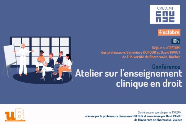 clin_juridiques's tweet image. Ce mardi 4 octobre au @LaboCredimi de l'@univbourgogne, conférence par @David_PAVOT et Geneviève Dufour