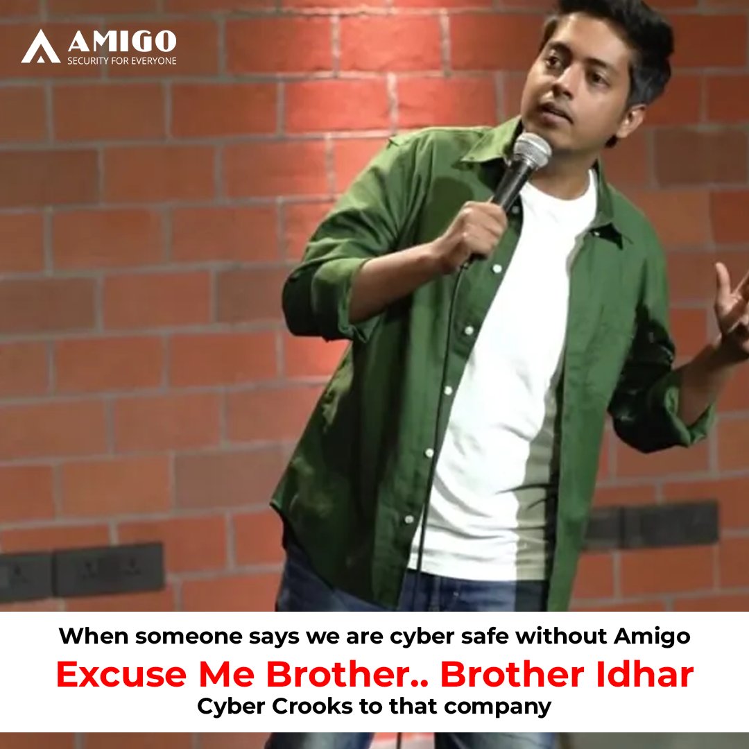 AmigoCyberIndia's tweet photo. Being safe yas yesterday, today it is a about being #CyberSafe
Today, as #safety of business is imperative, #CyberSecurity is equally important too. With Amigo, you shall always have an edge on Cyber frauds.
Stay safe, stay Cyber Safe. https://t.co/u7q8gD85Sr