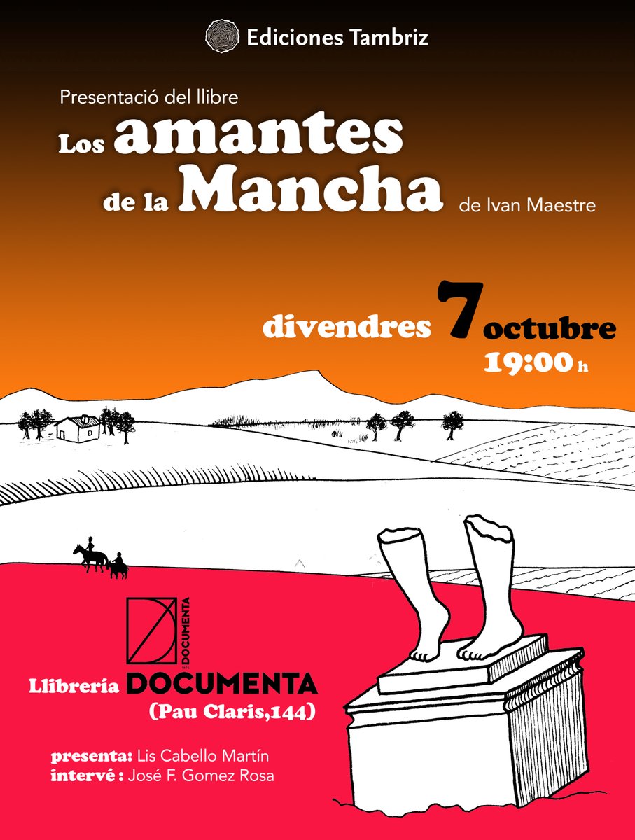 Setmana amb presentacions de «Qué hacemos con Lolita», de <a href="/LauraFreixas/">LauraFreixas</a>, publica <a href="/edicioneshuso/">Editorial Huso</a>. «L'Odissea de Mercè Rodoreda», de Jordi Julià, publia <a href="/Eumo_Editorial/">Eumo Editorial</a>. «Los amantes de la Mancha», d'Ivan Maestre, publica <a href="/RevistaTambriz/">Ediciones Tambriz</a>.