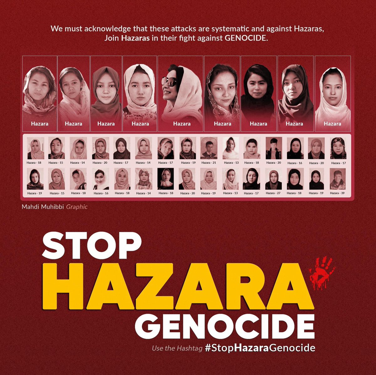 نسل کشی هزاره هارا متوقف کنید 
#StopHazaraGenocide