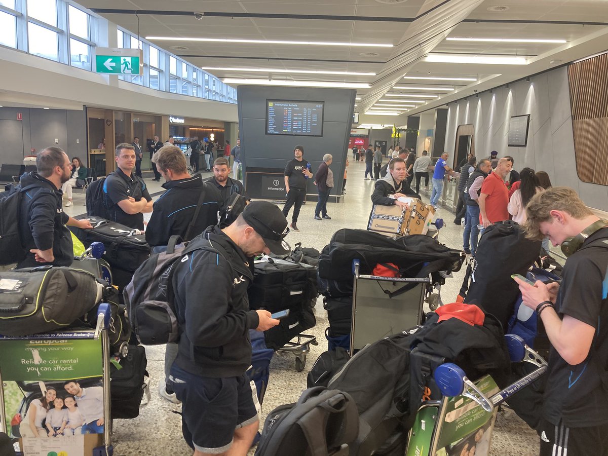 The <a href="/indoorcricNZ/">Indoor Cricket New Zealand</a> Mens team has touched down in Melbourne! Ready to begin the campaign for a World Cup the week before the <a href="/BLACKCAPS/">BLACKCAPS</a> attempt the same just up the road.