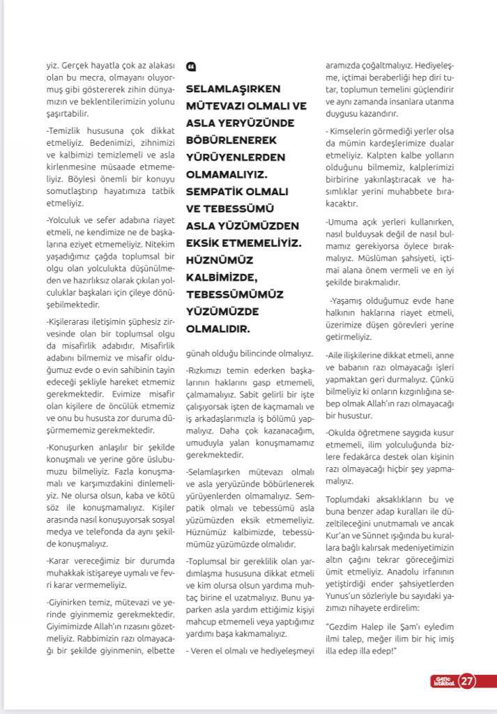 ErenERGEN1's tweet photo. Genç İstikbal dergisi Ekim sayısı yazımız💐 @gencistikbal https://t.co/RHPbqPZ5nS