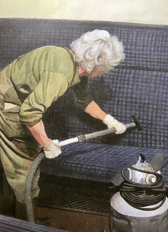 The modern world in old Ladybird books. 
"Carriages get very dirty inside from all the tobacco ash" (1972)
#JohnBerry