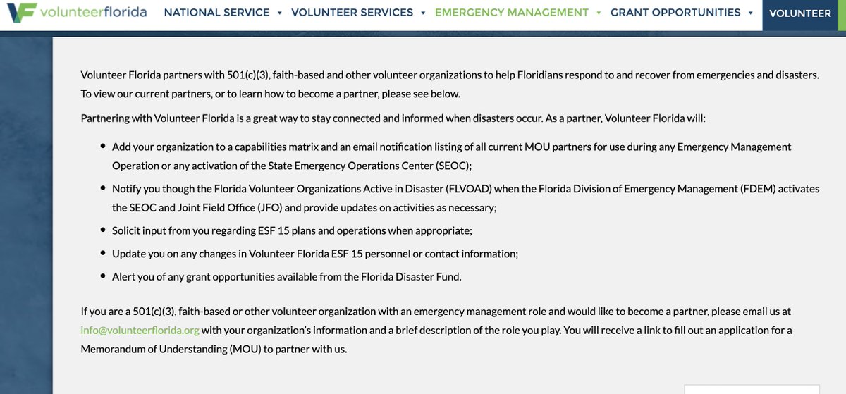 StrategicEOC's tweet photo. #HurricaneIan To register your disaster relief 501(c)(3) with @VolunteerFla https://t.co/GAwySzoTOk https://t.co/C3CcI0ApRP