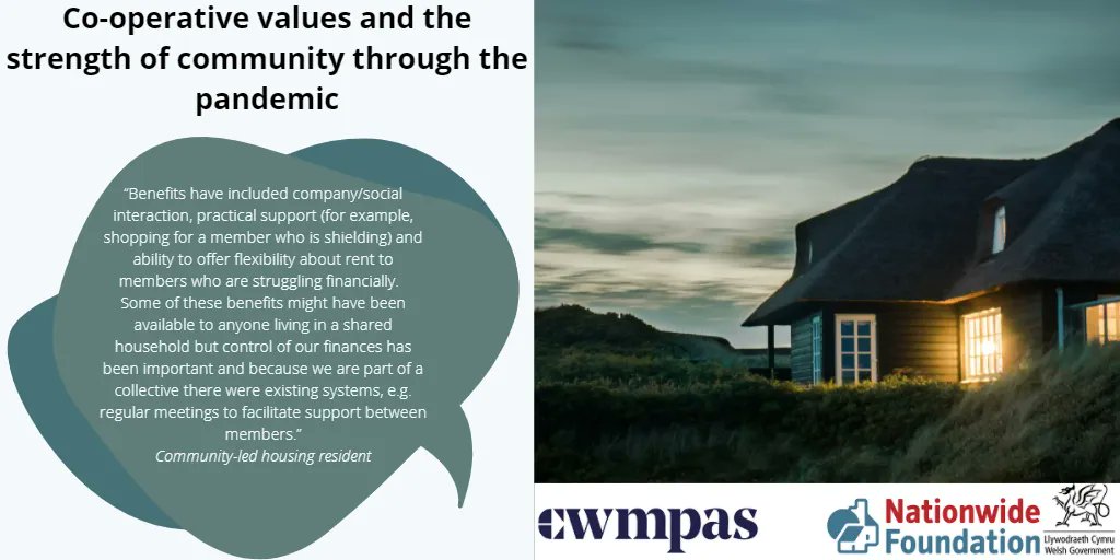 CCLHCymru's tweet photo. The benefits of living in #CommunityLedHousing are clearer now more than ever. Our latest research into the lived experience of residents during COVID describes these benefits in residents own words. Read it here: https://t.co/JznkagCApv #CommunitiesCreatingHomes https://t.co/kU5j3fM5Zr