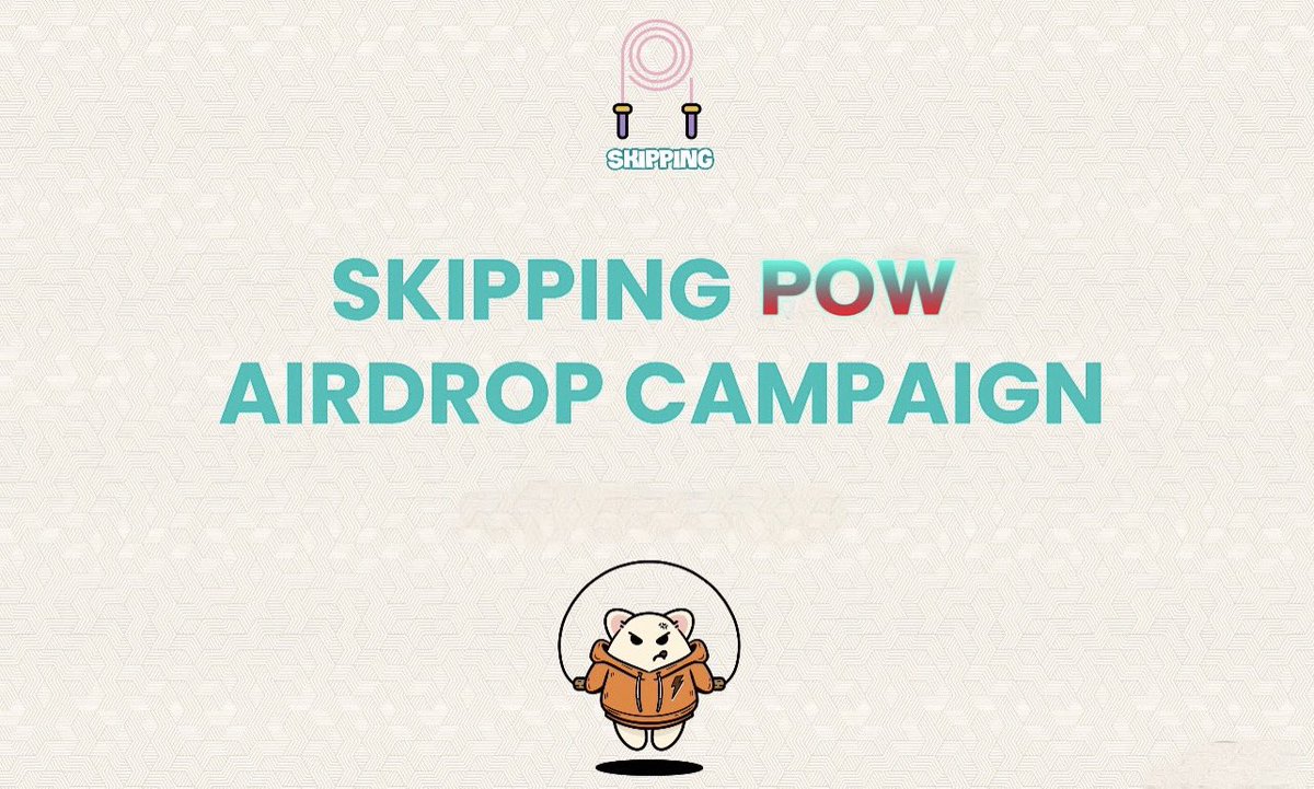 Pinkdragoncalls's tweet photo. 🔥SKIPPING POW AIRDROP CAMPAIGN 🔥
💰 Airdrop Pool: 10.000.000 $SPOW to share
🍀 Winners: 1000 random participants & top 500 participants with most entries point
#ethpow #buildingethw #ethereumpow #ETHW $ethw @ETHPOW_cn @EthereumPoW
👉Join now: https://t.co/P0sGL0NfiG… https://t.co/1BY93KCfyx