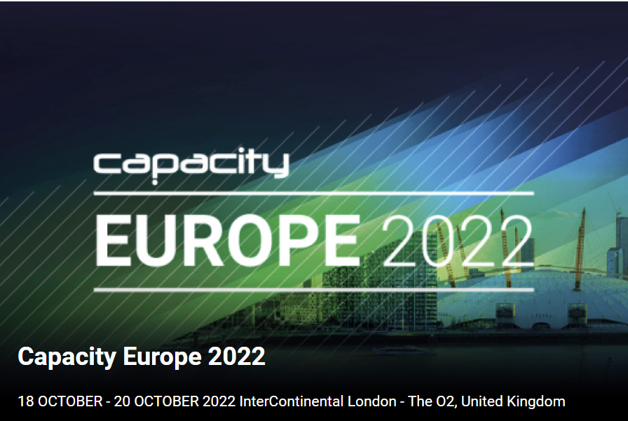 AxentTeleco's tweet photo. Axent team will be present at #CapacityEurope @capacitymedia from 18th to 20th of October in London; we will be happy to assist you, save the date and contact us!
https://t.co/62HwUFZXCX https://t.co/6LzIvHZ2u0
