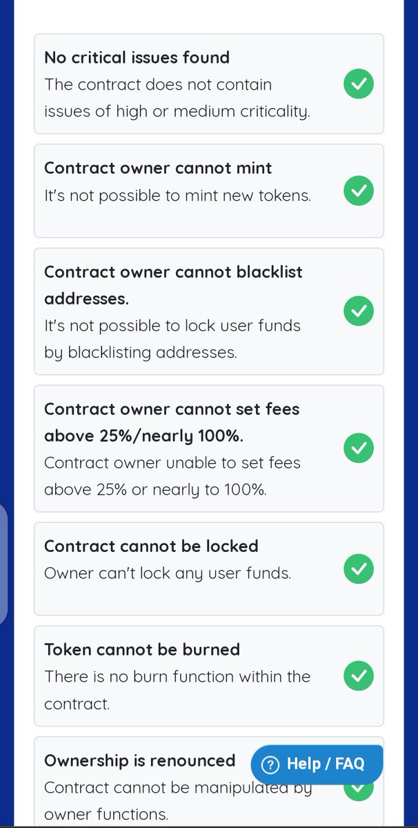 Duliontoken's tweet photo. Hello 🤩👋 we're happy to announce that we have also successfully completed our security audit report from https://t.co/Y7Wr68mo2F.
It is time to believe in our team as we're making efforts to bring trust in Crypto currency.
👇👇Use link to view report
https://t.co/rTDHcqGNlI https://t.co/rtIUW8PdpT