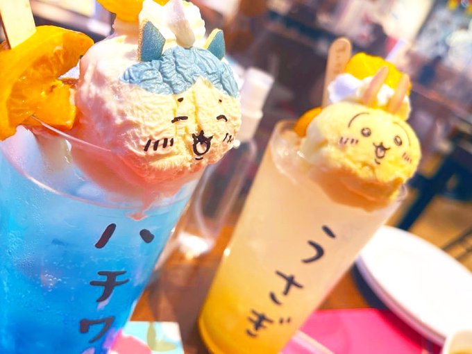 あいるむさんとちいかわ飯店に行ってきました🥰 かわいいしおいしかった! 