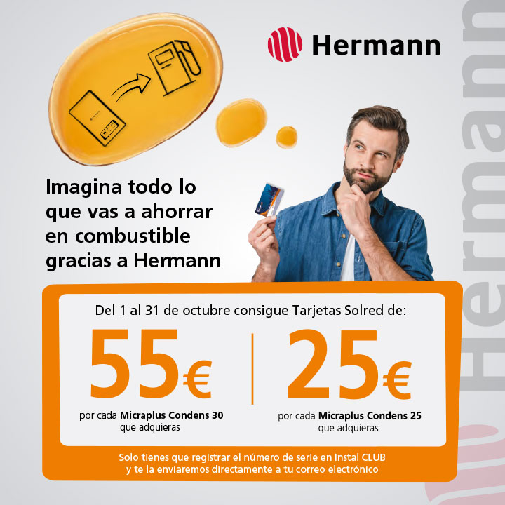 fontgas_fg's tweet photo. ¡Promoción #Hermann! Durante este mes de Octubre, las #calderas #Micraplus Condens 30 y #Condens 25 vienen sobre ruedas🚗 Sólo regustrando el núm. de serie en #InstalCLUB conseguirás hasta 55€ en #combustible😎 Infórmate en nuestros puntos de venta y disfruta de sus #ventajas😍 https://t.co/dIqXOsC5A6