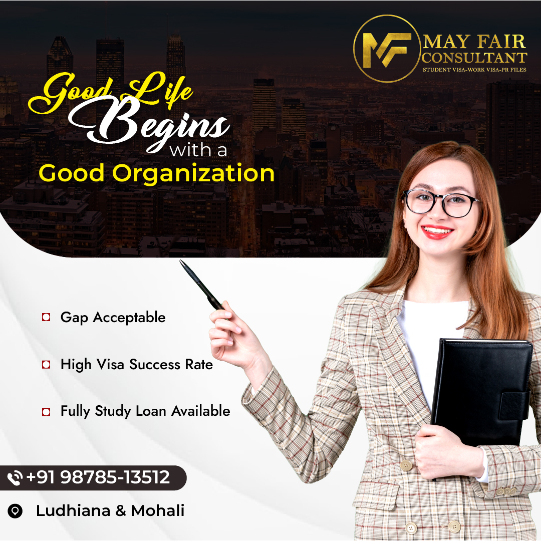 may_consultant's tweet photo. Good future Abroad on the organization's quality of teachers and experts in immigrations Mayfair stands with the best teachers and supporters that lead your future to a good path.
Call +91 9878513512
#studyabroad #abroadstudyvisa #studyvisa #canada #ludhiana #mayfairconsultant https://t.co/tiH7WL0qJE