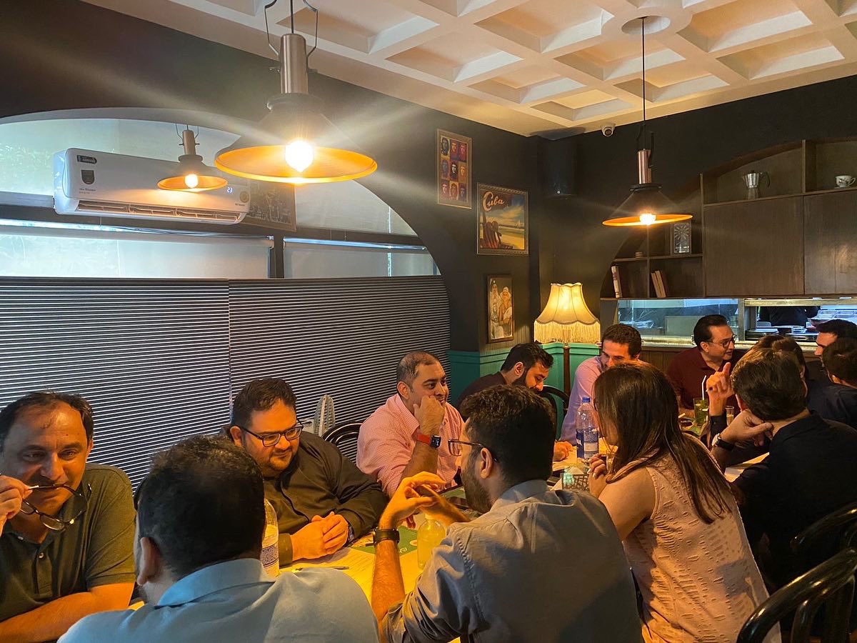 EO_Lahore's tweet photo. Membership Engagement chair planned a speed-networking event with the purpose to connect the newly inducted EO Members with some select seasoned EO members.
EO - Together We Grow.
https://t.co/kpBoo3CKbW
#weareeo #eolahore #eomepa #entrepreneur #lahore #karachi #islamabad https://t.co/t1I7I15Ivr