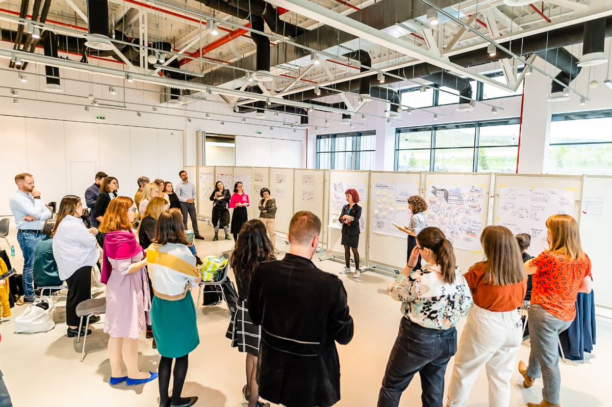 OPSIgov's tweet photo. On the ground in Cluj #Romania 🇷🇴 OPSI is sharing lessons learned on building #innovative capacity and exploring the #FutureOfWork with leaders and co-designers from around the world. https://t.co/FUUApwCdq4