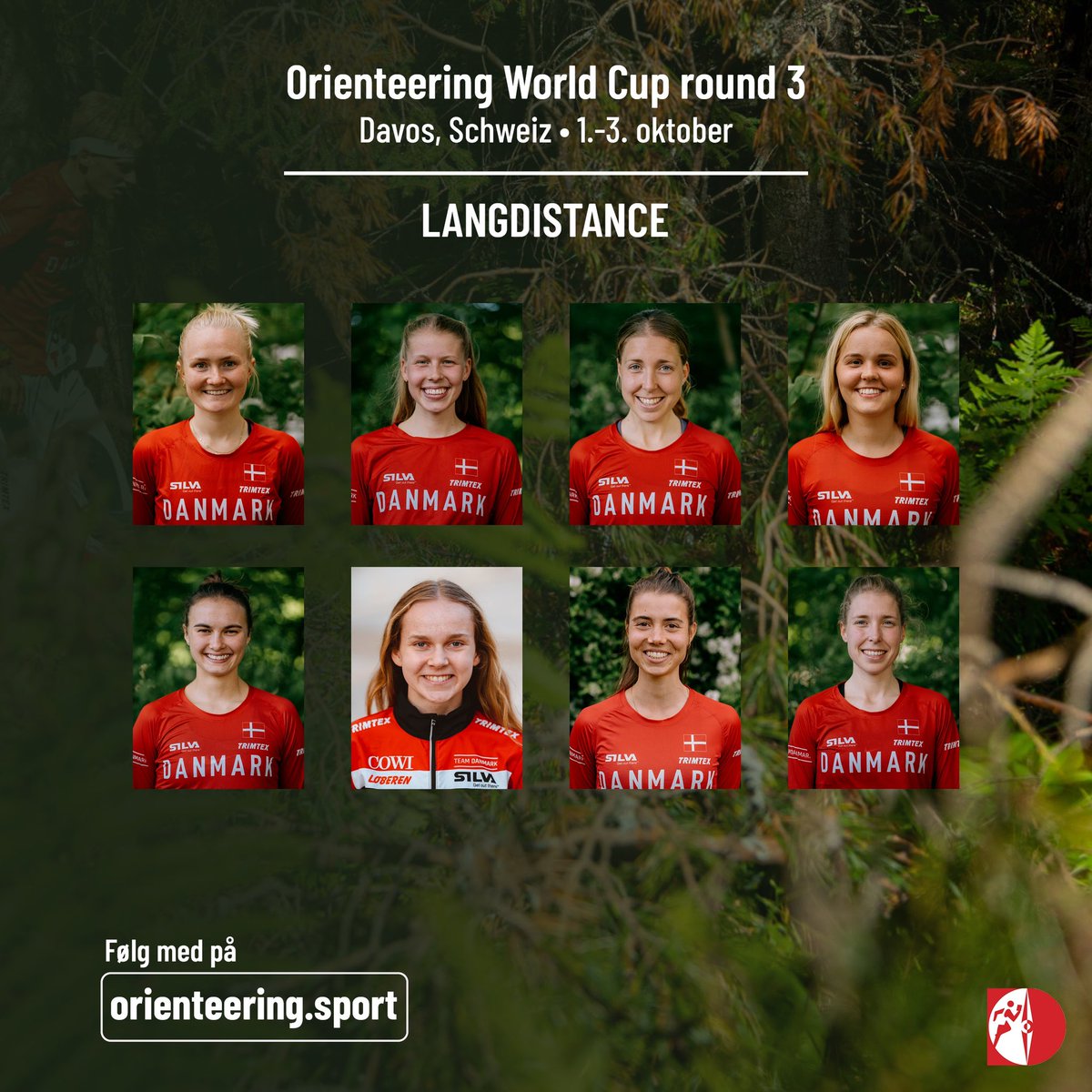 Last race of the last round of the <a href="/IOForienteering/">IOF Orienteering</a> World Cup 2022 🇩🇰 Women's start times 🇩🇰
10.19 Lotte Markussen 
10.27 Josefine Lind 
11.11 Line Cederberg 
11.27 Agnes Kracht
11.51 Miri Ødum
12.01 Annika Simonsen
12.03 Nicoline Klysner
12.13 Cecilie Klysner
#danskorientering
