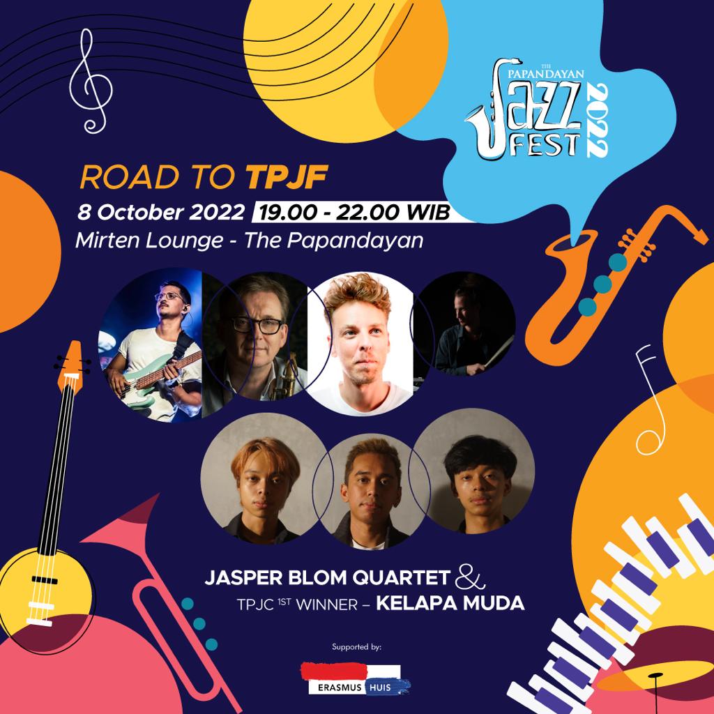 mediaindonesia's tweet photo. Road to TPJF 2022 dengan bangga mempersembahkan Jasper Blom Quartet & Kelapa Muda
Untuk pecinta musik jazz jangan sampe kelewatan yaa!
Untuk reservasi hubungi:
Dian Iyonk: +62 878-2299-9414
#tpjf #tpjf2022 #thepapandayan
#theaddressofjazzinbandung https://t.co/BA2CnBVe0T