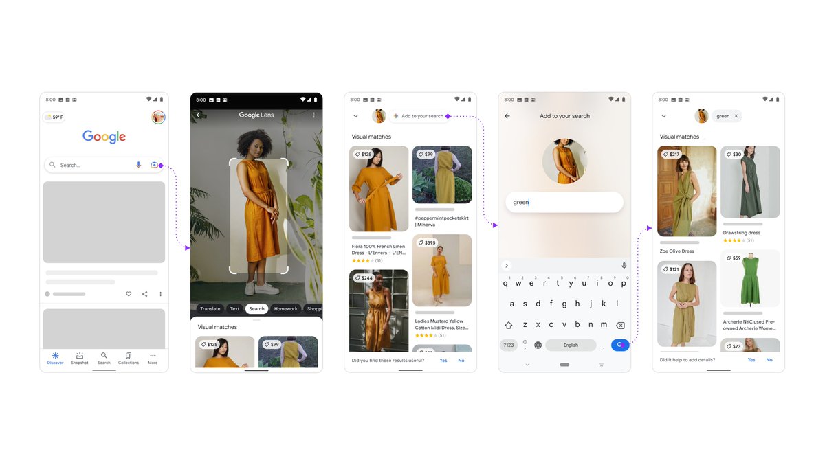 konradweber's tweet photo. Google schraubt an der Suchfunktion. Künftig soll mit dem «Multisearch»-Tool stärker visuell gesucht werden können. Für Webseiten mit starker SEO-Abhängigkeit wird dies nicht ohne Folgen bleiben. 

https://t.co/EI0HOGQGTI https://t.co/a4X5Ngrs6Q