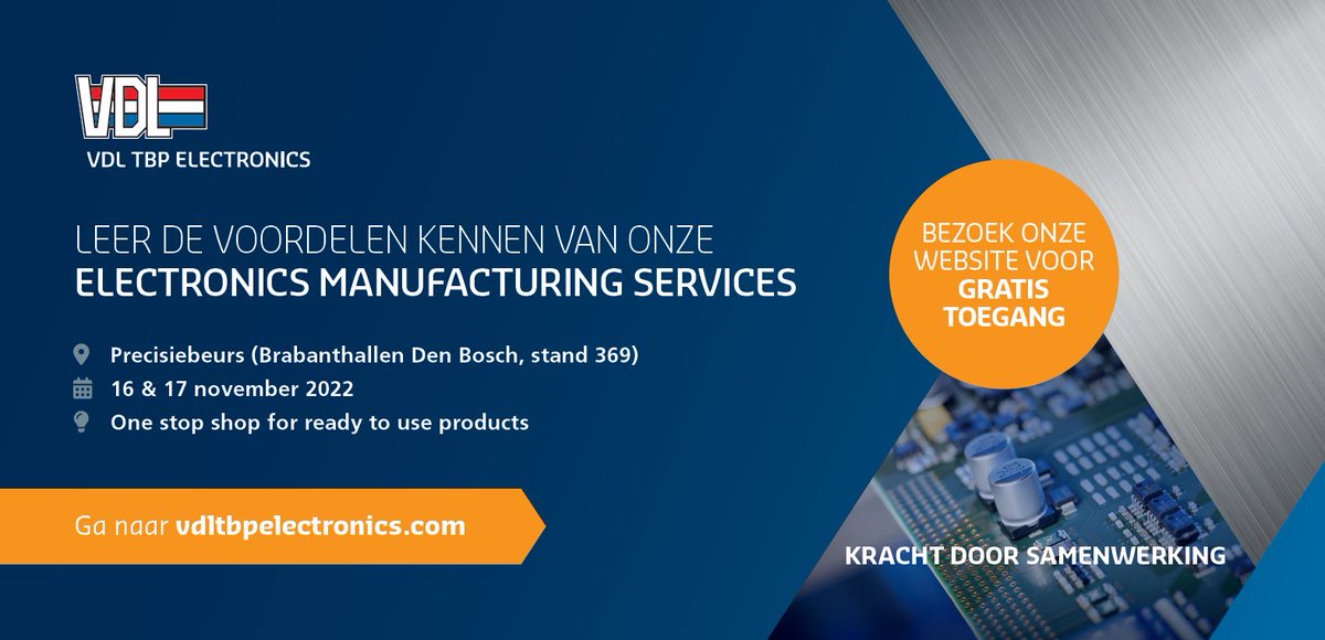 vdltbp's tweet photo. Next stop: stand 369 in de Brabanthallen! Voor gratis entree tot de Precisiebeurs 16 of 17 november klikt u op deze link:
https://t.co/tyOLEdsRTw
#Precisiebeurs #Precisionfair #Brabanthallen #TestEngineering #NPI #EMS https://t.co/G1j149NAWF