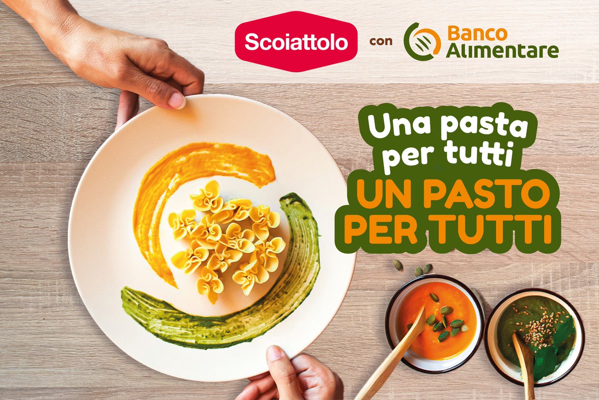 Banco Alimentare (@bancoalimentare) on Twitter photo Lo scorso giovedì, in occasione della Giornata della Consapevolezza sugli #Sprechi e le #PerditeAlimentari, <a href="/ScoiattoloPasta/">Scoiattolo_lapastafresca</a> ha lanciato l'iniziativa "Una pasta per tutti, un pasto per tutti".
Scopri il progetto qui: bancoalimentare.it/it/scoiattolo-… Lo scorso giovedì, in occasione della Giornata della Consapevolezza sugli #Sprechi e le #PerditeAlimentari, <a href="/ScoiattoloPasta/">Scoiattolo_lapastafresca</a> ha lanciato l'iniziativa "Una pasta per tutti, un pasto per tutti".
Scopri il progetto qui: bancoalimentare.it/it/scoiattolo-…