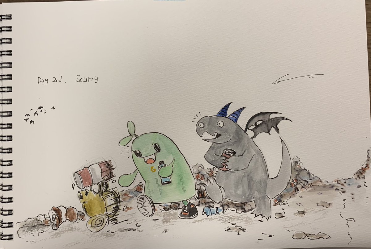 goyasensei's tweet photo. Day2 Scurry
わー！！
#Inktober #inktober2022 https://t.co/2Lp3M9LvN1