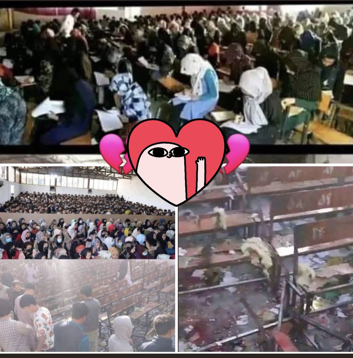 ZHazaristani's tweet photo. attack on Kaj school;  The number of casualties reached 54 dead and 112 injured

 #StopHazaraGenocide https://t.co/mpWw36REEk