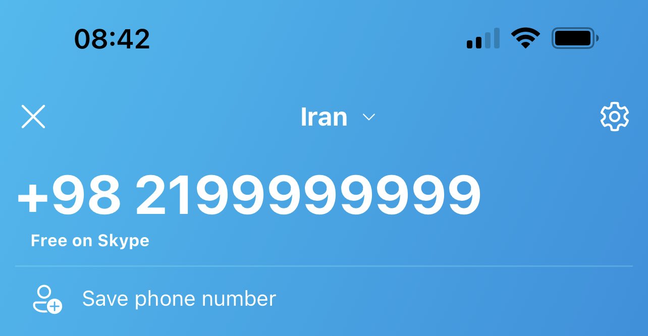 Mahdi All Calls To Iran Are Free On Skype Now T Co H5ftbhbv5i Twitter