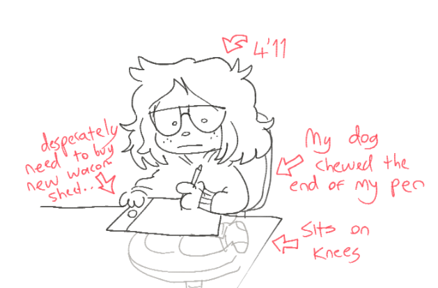 When I'm drawing I look like this https://t.co/qb4AESjGQM 