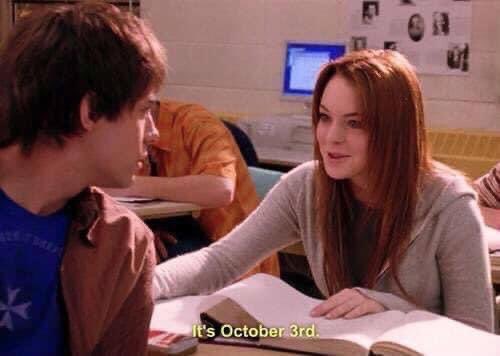 Happy Mean Girls day to all who celebrate 💕